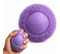 Purple with Random Patterns, Fuzz Ball, Fuzz Ball Squishy, Soft and Intriguing, Ideal for Home and Office Desk Decoration