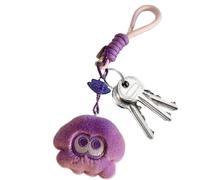 (Purple) Women's Keyrings & Keychains,Little Squid Shape Game Peripheral Dolls | Car Keychain Multi-Functional Backpack Charm for Christmas New Year Easter