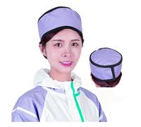 Purple X-ray Protective Lead Cap Head Shield Hat, Radiation Safety Leaded Cap for X-Ray MRI CT Radiation Protection(0.5mmpb)
