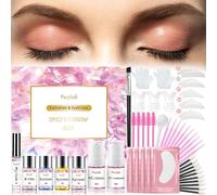 Purpledi Eyelash Lifting Set, Brow Lifting Set, Updated Lash Lift Kit, Eyebrow Lifting Set, Waterproof, Durable Styling, A Kit that Lifts Eyelashes and Eyebrows