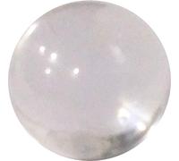 Purpledip Clear Crystal Quartz Ball: Reiki Healing Divine Spiritual Stone (11916)
