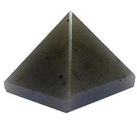 Purpledip Grey Agate Stone Pyramid: Reiki Healing Divine Spiritual Crystal (11937)