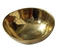 Purpledip Kansa (Bronze) Ayurvedic Body Foot Sole Massager Bowl for Relaxation (12163)
