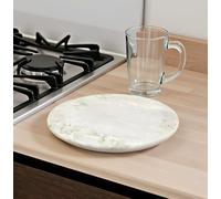 Purpledip Marble Chakla Roti Maker: Kitchen Rolling Board 9 Inches (12466)