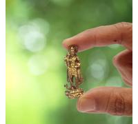 Purpledip Rare Miniature Statue Murugan Karthikeya, Unique Collectible Gift (11407)