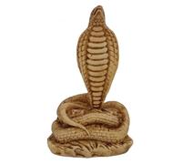 Purpledip Resin Figurine King Cobra Nag Snake: Collectible Showpiece Statue (12716)