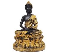 Purpledip Resin Idol Buddha In Dhyana Mudra: Meditating Posture Statue (12499)