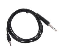 PURPLELILY 1.8m /4" To /8" Cable Cord For Mixer Power Amplifier 6.35mm Stereo Male To 3.5mm Male Plug- Connection Cable Cord