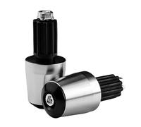 PURPLELILY 1 Pair Anti Motorcycle Handlebar Caps Dustproof Design Premium Aluminum Alloy Construction with Installation Tools Aluminum Alloy Handlebar End Caps