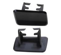 PURPLELILY 1 Pair Headlight Washer Nozzle Cover Caps Replacement For E83 61673416176 61673416175 Car Repairing Accessories Black