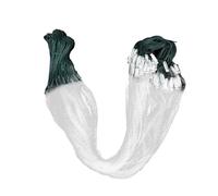 PURPLELILY 10Pcs Monofilament Fishing Net Single Layer Fish Gillnet With Float Portable Cast Fish Cage Fishing Accessories For Hand Casting