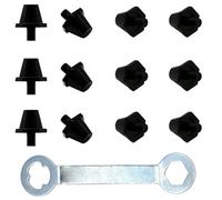 PURPLELILY 12pcs Lightweight Antislip Football Cleats Aluminum Alloy Studs for Enhanced Wet Grass Traction & Quick Replacement Universals Cleat Replacement Screws