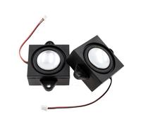 PURPLELILY 2PCS 4Ohm 5Watt 4ohm 5W Loundspeaker 2Pin Terminals For Small Electronic Projects Full Ranges