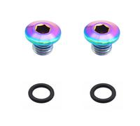 PURPLELILY 2pcs Corrosions Resistant Brake Cylinders Screws Separate Oil Cylinders Lid Bolt For Commuters Bikes Bicycles Brake Repair Screws