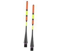 PURPLELILY 2Pcs Top Mount Glow Float Night Fishing LED Buoys Bright Sensitive Replacement Floats Gear Top Mount Buoys Night Tool