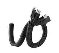 PURPLELILY 2PCS White Animal Safe Cord Canopies 19mm Polyster Multifilament For Home Security Coincide Border Cord Defender