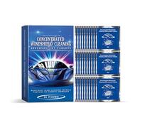 PURPLELILY 30pcs Windshield Tablets Fast Dissolving Effervescent Glass Cleaner Upgrades for Anti Fog & Rain Defense