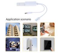 PURPLELILY 48V To 12V Splitter Adapters For Reliability Connection To Device Highly Speed Data Transfer Easy Installation Active PoE Converters