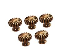 PURPLELILY 5/10Pcs Cabinet Pull Aluminum Alloy Dressers Knob Pumpkin Drawer Door Pulls Handles Kitchen Bedroom Furniture Hardware Furniture Handles and Knob for Dressers Modern