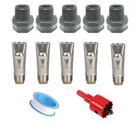 PURPLELILY 5pcs Pigs Waterer Nipples for Automatic Water Supply in Pigsties and Small Farm Livestock Water Feeders Pigs Waterer