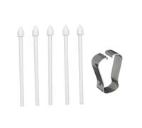 PURPLELILY 5PCS Replacement Pen Tips Including Storage Clip Ergonomic for Tablets T860 Enhances Tablets Compatibility Pen Tip Replacement with Clip