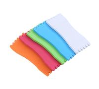 PURPLELILY 5Pcs Spool Fishing Line Board Leader Storage Holder Fishing Winding Board Snelled Hook Keeper (Random Color) Foam Lures Line Spool
