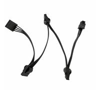 PURPLELILY 6Pin To 4 Port 4Pin Adapter Cable Power Unit Extension Cable For Desktop Assembly And Servers Maintenance IDE To Four Connectors Adapter