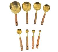PURPLELILY 8Pcs Stainless Steels Coffee Scoops Tablespoon Small Cup Metal Spoons Kitchen Baking Cooking Measuring Scoops Small Cup Metal Spoon Tablespoon Kitchen Utensils Cooking Supplies