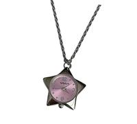 PURPLELILY Adjustable Star Charm Necklace Elegant Jewelry for Women Men Fashion Accessory Alloy Materials