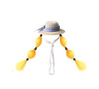 PURPLELILY Adorable Small Sun Hat for Tiny Pets Like Parrots and Hamsters Perfect for Parties and Photo Moments Festive Pet Outfit