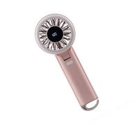 PURPLELILY Air Cooling Fan Pocket Small Desk Handheld Quiet 100 Speed Adjustable Texture For Children Rechargeable Fan