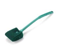 PURPLELILY Aquarium Algaes Scraper Double Sided Sponge Brush Cleaning Scrubber 16 Inch Long Handle For Glass Fish Tanks Aquarium Algaes Scraper Sponge Glass