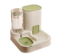 PURPLELILY Automatic Cats Food Feeders And Water Dispenser 2 In 1 Large Capacity Pet Feeding Device For Cats Puppy