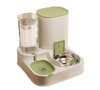 PURPLELILY Automatic Cats Food Feeders And Water Dispenser 2 In 1 Large Capacity Pet Feeding Device For Cats Puppy