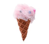 PURPLELILY Bath Sponge Ice Cream Loofah Body Scrubber Shower Cleaning Loofahs Bathroom Men Women Bathing Accessories