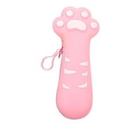 PURPLELILY Big Capacity Silicone Pen Bag Waterproof Pencil Case Zipper Pouch Box Lightweight Portable for Student Gear Standing