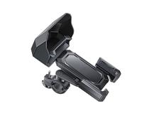 PURPLELILY Bike Phone Holder, Motorcycle Mount Phone Holder, Handlebar Cellphone Clamp, Scooter Phone Clip with Sunshade