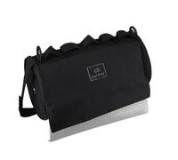 PURPLELILY Black Roll Tissue Container Modern And Elegant Designs Great For Bathrooms Office And Hotel With Easy Roll Replacement Oxford Fabric Paper Holder