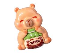 PURPLELILY Cartoon Refrigerator Magnet Lovely Animal Patten Decorative Sticker For Fridge Office Whiteboard Kitchen Home Strong Capybara Clip For Metal Surfaces