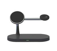 PURPLELILY Charging With Adjustable Phone Stand 15W Fast Night Lights Feature Aluminum Alloy Travel Friendly Build Fast Phone Stand