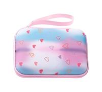 PURPLELILY Colorful Electronics Organizers Bag Shock Absorbing Structure Ergonomic Handle for Business Trip Outings Multicolored Family Travel Storage Pouches