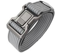 PURPLELILY Combat Belt Heavy Duty Adjustable Nylon Strap with Fast Release Metal Buckle for Outdoor Training Wear