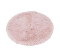 PURPLELILY Comfortable Faux Furs Christmas Tree Skirt For Holiday Decoration Solid Colors Mat Elegant Festival Tree Ornament