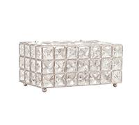 PURPLELILY Crystal For Facial Tissue Box Strong Anti Deform Exquisite Organizer Decor For Room Popularity Improvemen Organizer Iron Bathroom Bedroom Home Dorm Restaurant Car
