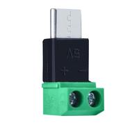 PURPLELILY Detachable USB C Terminal Connectors For Charging Cable Assembly Not Need Soldering Terminals Positive Negatively Contacts USB C Male Connectors