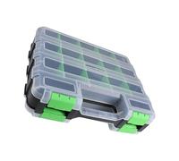 PURPLELILY Double-Side Hardware Organizers Box Multifunctional Storage Tool Case Rectangle Box Case For Screw Beads Storage Boxes With Lids