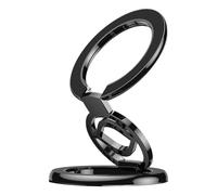 PURPLELILY Double Side Phone Grip With 360 Rotation Foldable Designs Cell Phones Holder For Car Dashboard Office Table Foldable Car Phone Mount