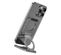 PURPLELILY Double Side Phone Holder Very Thin Foldable Car Mount With 360 Rotations Aluminum Stand For Desk & Vehicle Use Very Thin Foldable Phone Stand