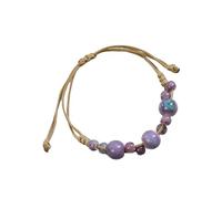 PURPLELILY Elegant Ceramic Sturdy Wrist Chain Accessory Featuring A Glossy Surfaces Designed for Comfort and Durability Travel Friendly