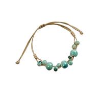 PURPLELILY Elegant Ceramic Sturdy Wrist Chain Accessory Featuring A Glossy Surfaces Designed for Comfort and Durability Travel Friendly